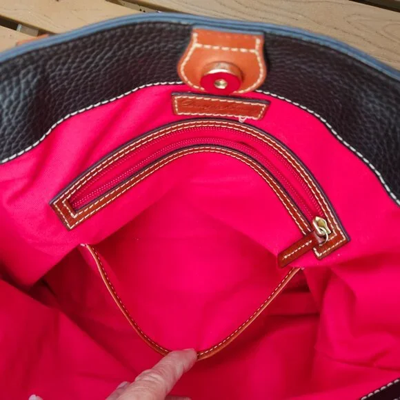 DOONEY & BOURKE Pebble Leather Grain Tammy Tote EUC - Picture 14 of 15